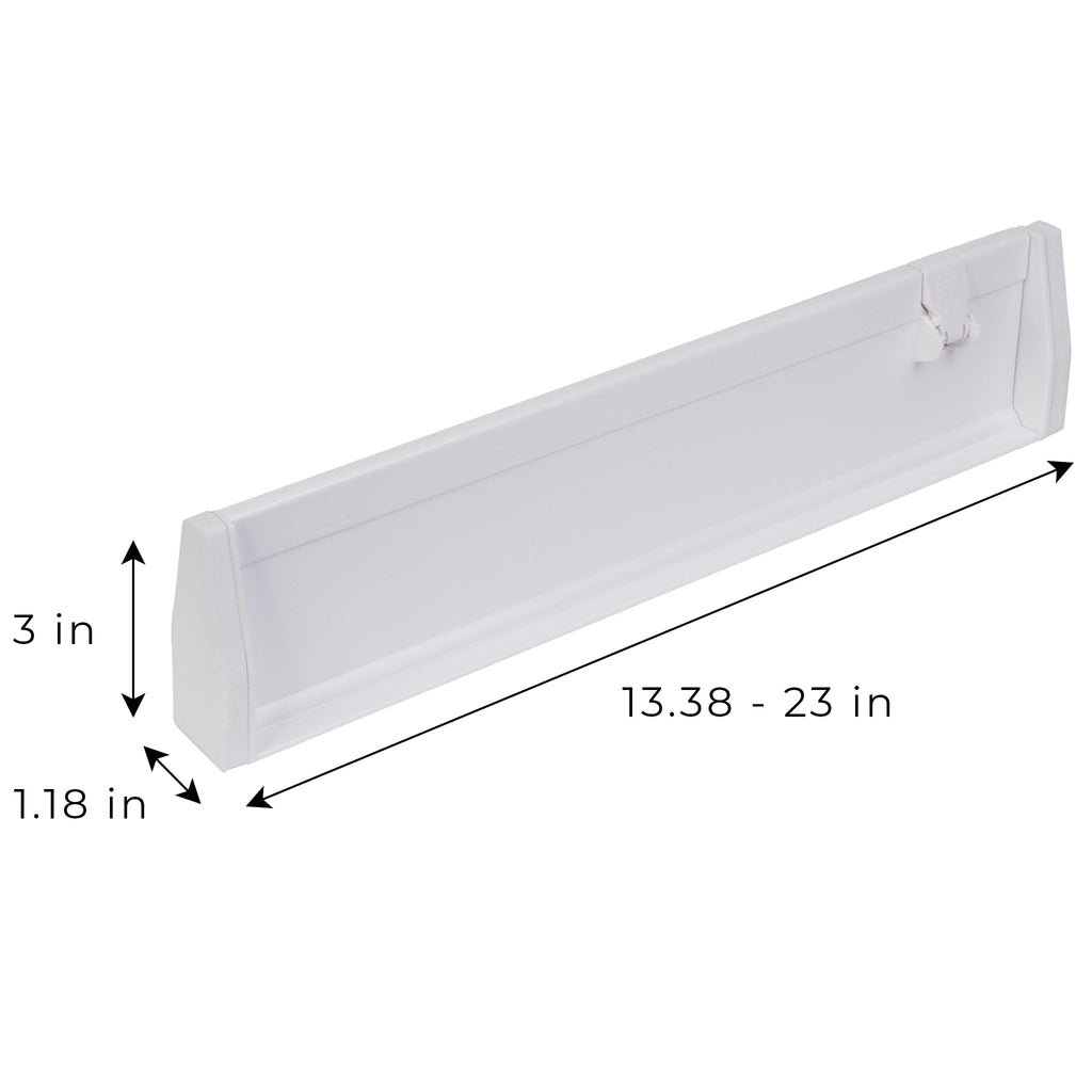 2-Pack Adjustable Drawer Dividers - White