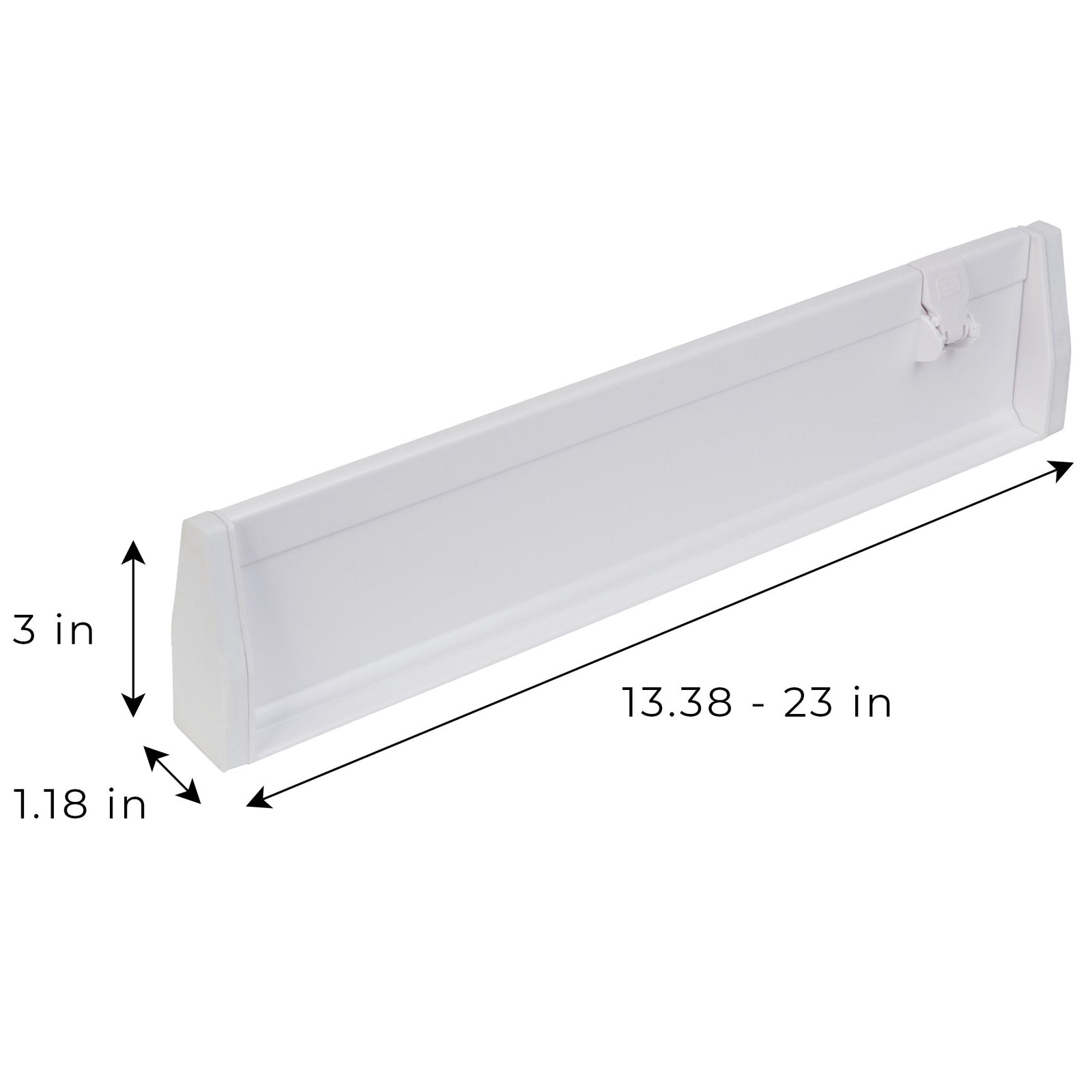 2-Pack Adjustable Drawer Dividers - White