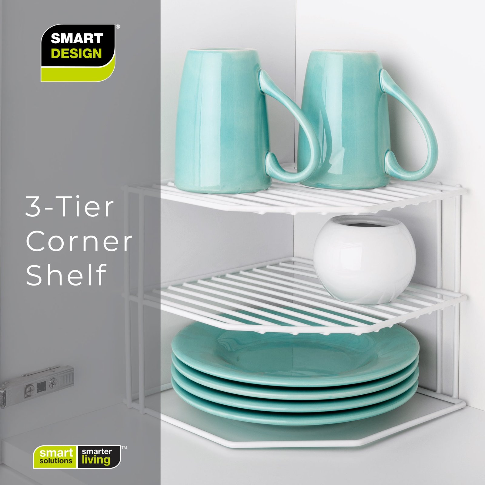 3-Tier Kitchen Corner Shelf Rack