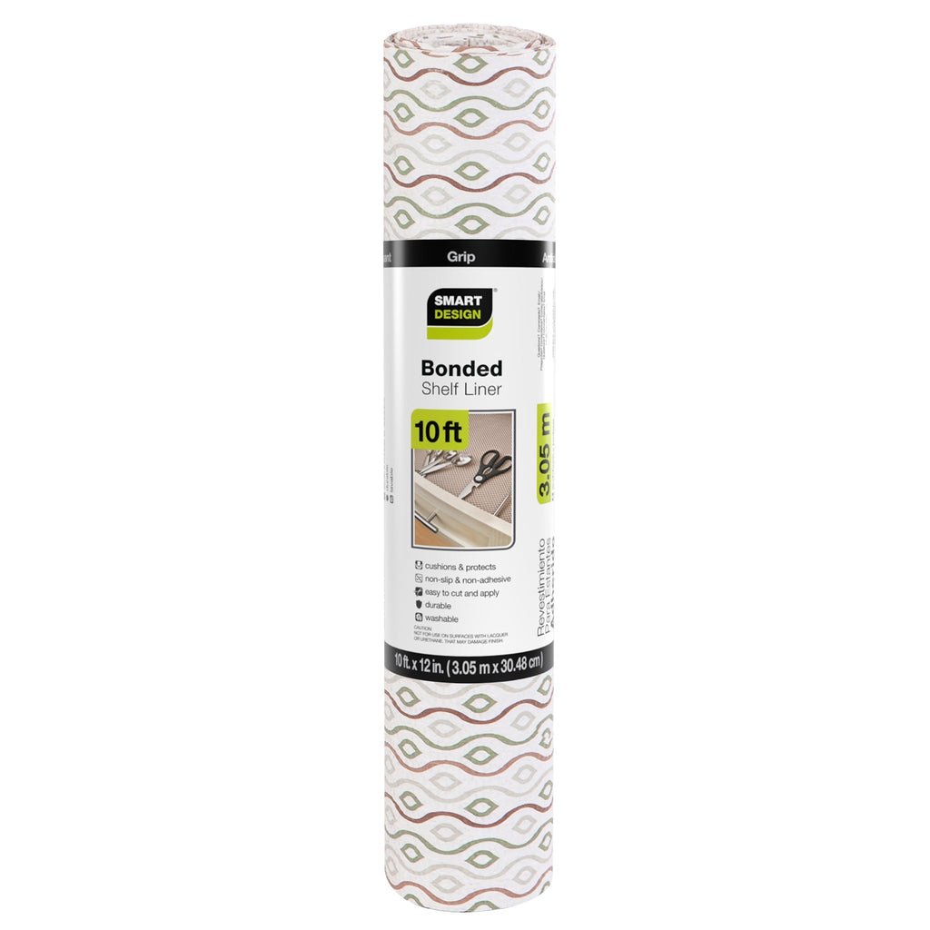 Bonded Grip Shelf Liner - 12 Inch x 10 Feet - Non-Adhesive