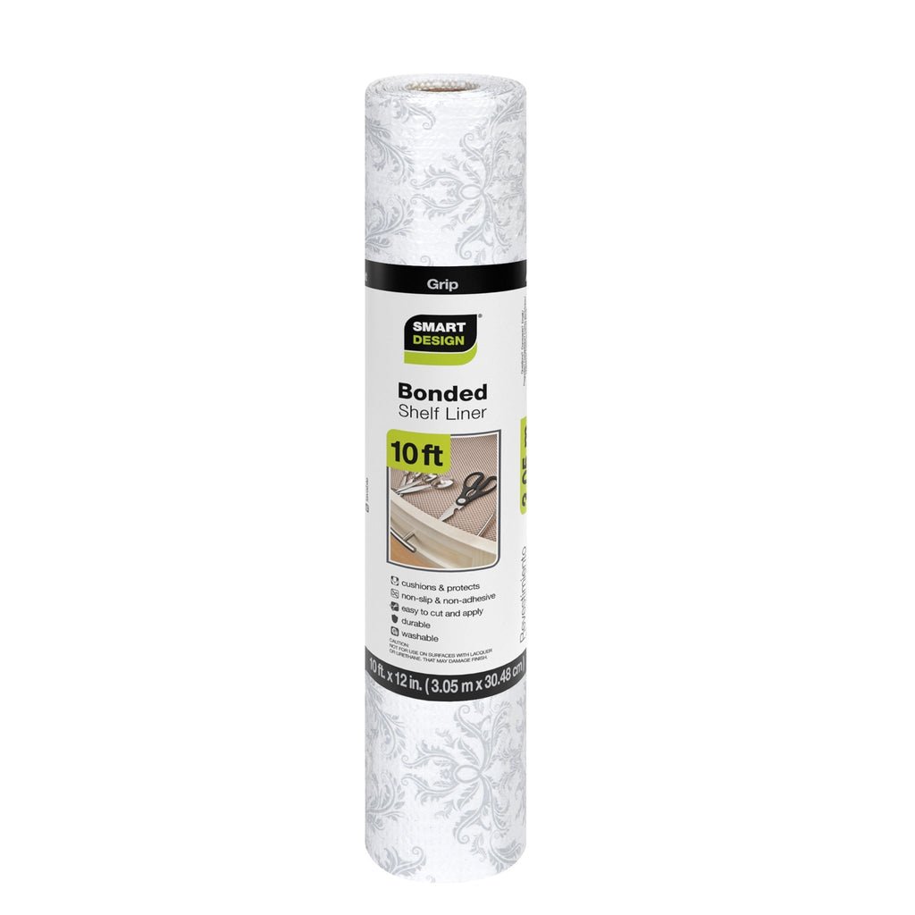 Bonded Grip Shelf Liner - 12 Inch x 10 Feet - Non-Adhesive