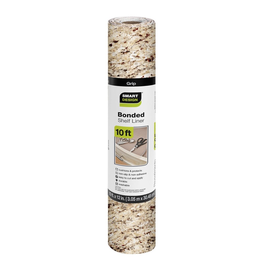 Bonded Grip Shelf Liner - 12 Inch x 10 Feet - Non-Adhesive